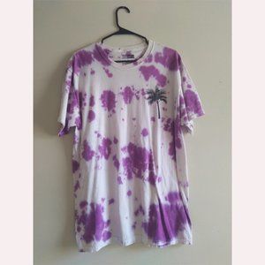 Tie Die Palm Graphic Tee Size L